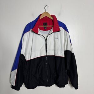Vtg‎ Head Full Zip Jacket Mens Blue  XL